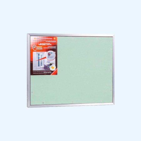 КР 50х40 КОНТУР 2.0 Люк под плитку со съемной дверцей и нажимным замком